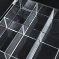 thumbnail image 2 of Monyance Compartment Display Boxes Clear Display Case for Toys and Figures with Compartments(8.27X7.87X2.36Inches), 2 of 10