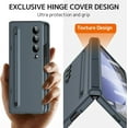 thumbnail image 3 of Compatible Samsung Galaxy Z Fold 3 Case with S Pen Holder and Green S Pen,Stand Hinge Protection Case for Galaxy Z Fold 3 Phone Case Screen Protector,Samsung Fold 3 Case Galaxy Fold 3 Case Green, 3 of 7