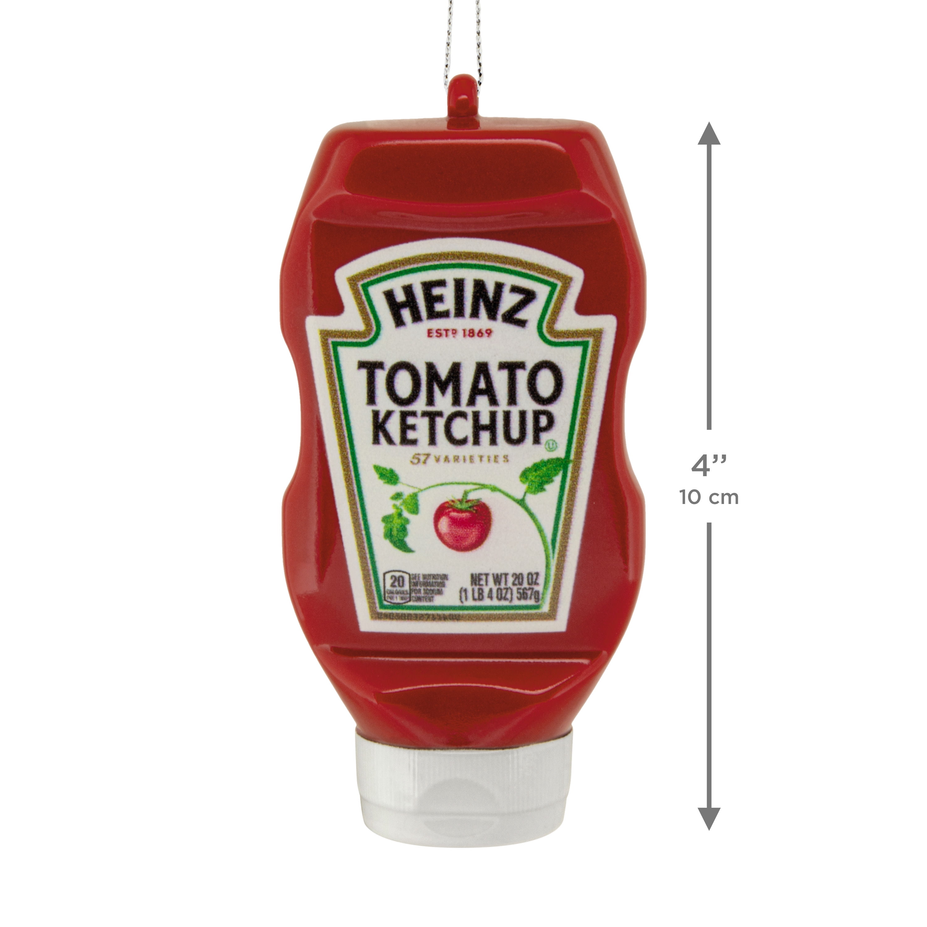 Hallmark Ornament (Heinz Tomato Ketchup Bottle, Shatterproof), 1 Count