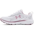 thumbnail image 2 of Under Armour Women's UA Charged Assert 9 Running Shoes White/White/Mauve Pink - 3024862-101, 2 of 5