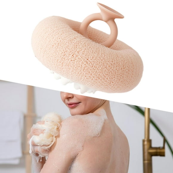 Esponja de baño depurador corporal perfecl limpieza profunda de la piel del cuerpo Rosa claro