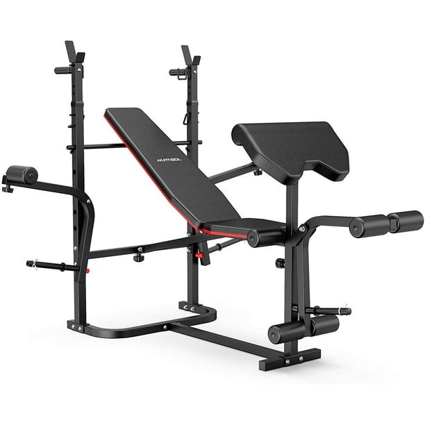 Murtisol Olympic Weight Bench 5Level Adjustable WeightLifting Full