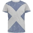 thumbnail image 1 of Scottish Flag Distressed Grunge Scotland Men's Soft T-Shirt, 1 of 2