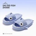 thumbnail image 2 of Feslishoet-Zapatillas de EVA con forma de tiburón para mujer, bonitas sandalias suaves con forma de catroón, para el baño, exteriores y el hogar, novedad de verano qym unisex, 2 of 2