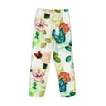 thumbnail image 5 of Fotbe Floral Vintage Men's Pajama Pants,Sleepwear Pants,Pj Bottoms Drawstring And Pockets-Large, 5 of 9