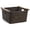 Antique Walnut Brown, variant on Deep Pole Handle Wicker Storage Basket, Medium, 13.5 in L x 14 in W x 9 in H, Antique Walnut Brown