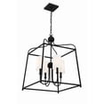 thumbnail image 5 of 2244-BF Crystorama Lighting Sylvan - 4 Light Chandelier-29.75 Inches Tall and 21.5 Inches Wide-Black Forged Finish    -Traditional Installation, 5 of 6
