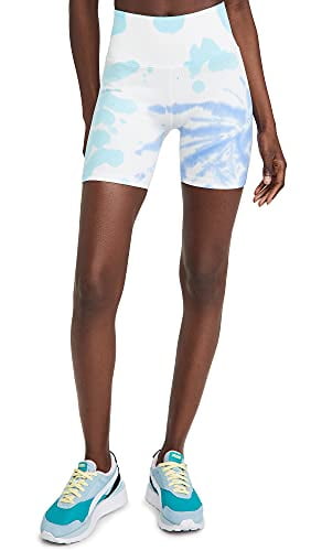 spiritual gangster tie dye biker shorts