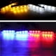 thumbnail image 4 of Luz de advertencia de flash de emergencia con rejilla delantera del coche, lámpara estroboscópica LED de 3 modos para policía, rojo y azul Feliz Sencillez, 4 of 5