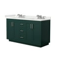 thumbnail image 5 of Wyndham Collection Wcf292960d-Qtz-Us3mxx Miranda 60" Free Standing Double Basin Vanity Set, 5 of 7