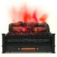 thumbnail image 1 of Gymax 20'' Infrared Quartz Electric Fireplace Heater W/ Pinewood Ember Bed Thermostat, 1 of 10