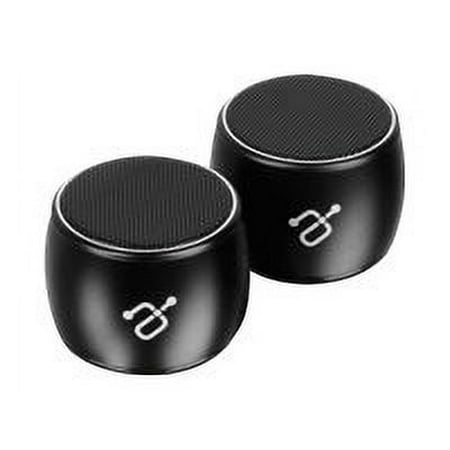 Aluratek - DYNAMITE Portable Bluetooth Speaker (2-Pack) - Black