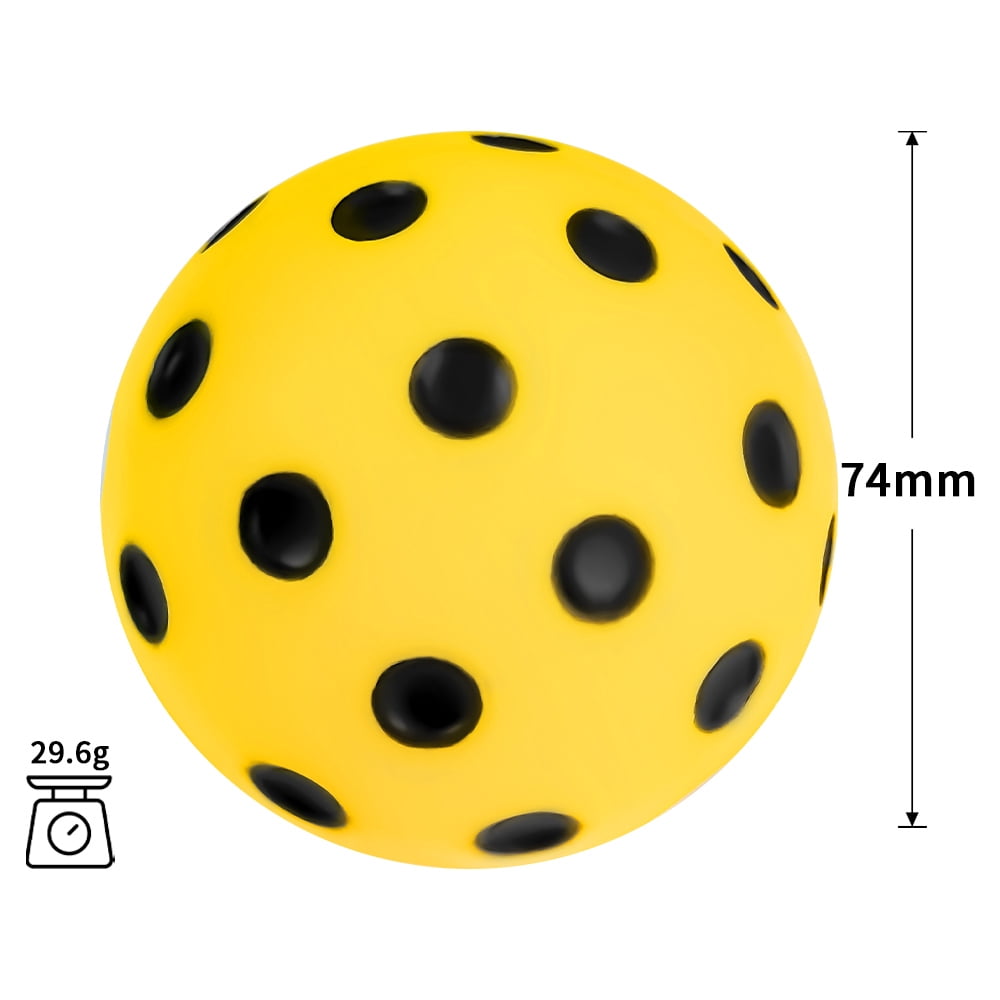 WES Silent Pickleball Practice Balls - Foam, Quiet Indoor Training Balls With Real Bounce - View #3