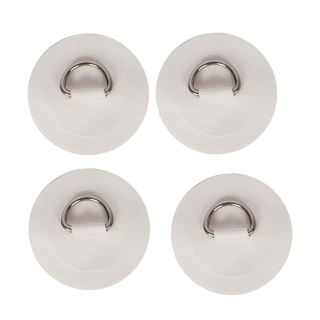 4 Uds. D Rings Pad D Rings Bote Inflable Ligeras PVC Botes Inflables Tabla de Surf Parche de PVC Duradero Accesorios de Tabla de Paddle