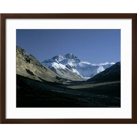 Best North Face, Mount Everest, 8848M, Himalayas, Tibet, China Framed Print Wall Art By Gavin Hellier deal
