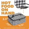 thumbnail image 6 of HOTLOGIC Mini Portable Electric Lunch Box Food Heater - Innovative Food Warmer and Heated Lunch Box for Adults Car/Home - Easily Cook, Reheat, and Keep Your Food Warm - Houndstooth (12V), 6 of 6