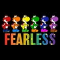thumbnail image 2 of Men's Nintendo Fearless Yoshis  Graphic T-Shirt, 2 of 5