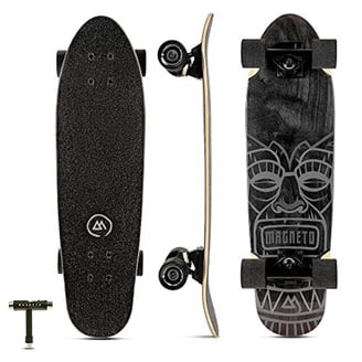 Magneto Cruiser Longboard Skateboard - 31in x 8.5in, Graffiti, 7