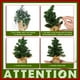 thumbnail image 2 of Molinillo de mesa con forma de miniárbol de Navidad artificial, pino de Navidad, 20 cm, 2 of 7