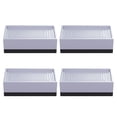 thumbnail image 1 of Lot de 4 Patins de Pieds pour Laveuse Carrés, Patins Anti-Vibration Antidérapants, Réduction des Chocs et du Bruit, Hauteur Ajustable, pour Laveuse, Sécheuse, Réfrigérateur, Meubles, Électroménagers, 1 of 8