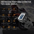 thumbnail image 2 of TPMS Sistema de monitoreo de presión de llantas Energía solar Sistema inalámbrico de monito Tomshoo Monitor de llantas, 2 of 7