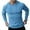 Blue, variant on purcolt Mens Ribbed Knit Hoodies Slim Fit Casaul Long Sleeve Drawstring Pullover Sweatshirt Gym Athletic Hooded T Shirts