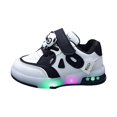 thumbnail image 2 of Otqutp Toddler Cute Sneakers Baby Walking Athletic Shoes Boys Girls Lightweight Sneakers Wide Slip On Running Trainers, 2 of 8