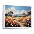 thumbnail image 2 of Designart "Countryside Spring pasture" Countryside Floater Framed Wall Decor, 2 of 7
