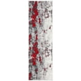 thumbnail image 2 of SAFAVIEH Adirondack Ladonna Abstract Runner Rug, Red/Grey, 2'6" x 8', 2 of 3