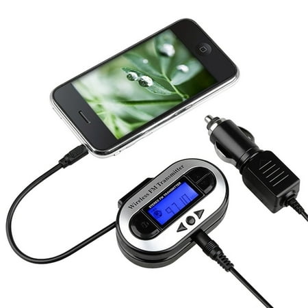 insten lcd stereo car fm transmitter for apple iphone 7 7 plus mp3 player ipod
