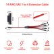 thumbnail image 2 of Billion Rich 2 Pies/65 Cm Conector Sae Y Divisor 1 A 4 Cable De Extensión Compatible Con Conexión Y Transferencia Solar (12 Awg 1 A 4), 2 of 5
