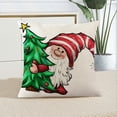 thumbnail image 5 of Bobasndm Christmas Pillow Covers 18" x 18", Decorative Pillow Covers for Holiday Decorations,Pillow Cover for Sofa, Christmas Snowman Santa Claus, 5 of 9