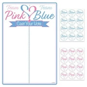 Beistle Gender Reveal Tally Board & Stickers - Pack of 12