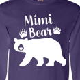 thumbnail image 4 of Inktastic Mimi Bear in White Long Sleeve T-Shirt, 4 of 5