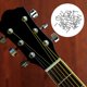 thumbnail image 4 of 50 Uds tornillo de guitarra 3x12mm golpeador fijador de hierro accesorio de pieza de bajo eléctrico, 4 of 5