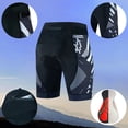 thumbnail image 2 of Padded Cycling Shorts Men's Cycling Underwear with 3D Padding Biking Shorts Breathable Comfortable Lightweight Summer Clothes White, Size XL, 2 of 6