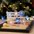 thumbnail image 3 of HIBIBUD 10ft LED Ocean String Lights Seashell Seahorse Conch Starfish Lights Battery Operated Waterproof Nautical Theme Lights for Home Party Decor, 3 of 7