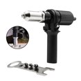 thumbnail image 2 of Ensemble d'Outils à Main Professionnels de Connecteur de Tête de Morceau de Pistolet de Rivet Électrique pour Écrou Électrique de Perceuse Riveteuse, 2 of 10