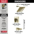 thumbnail image 4 of Delta T17443 Trillian Monitor 17 Series Dual Function Pressure Balanced Tub And Shower -, 4 of 7