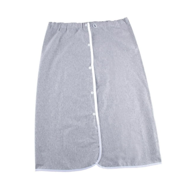 Esquirla Alèse d'Incontinence Portable Protection de Lit Soins aux Aînés Jupe-Couche pour Adultes TG Gris