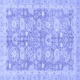 thumbnail image 1 of Ahgly Company Indoor Square Abstract Blue Modern Area Rugs, 3' Square, 1 of 4