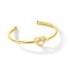 11.Heart Knot with CZ-Gold