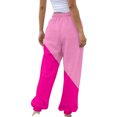 thumbnail image 4 of YYDGH Joggers Sweat Pants for Womens Baggy Loose Workout Running Sweatpants with Pockets Elastic High Waist Lounge Y2K Pants Pink S, 4 of 5