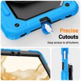 thumbnail image 7 of for Samsung Galaxy Tab S8 Plus/S7 FE/S7+ Plus Case 12.4 inch, 360 Rotating Shockproof Cover with Stand, Handle, Shoulder Strap, Sky Blue, 7 of 7
