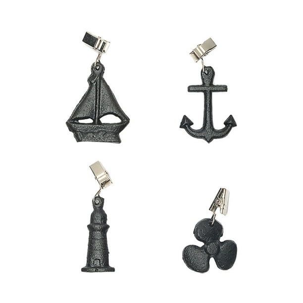 1 set Creative Mantel Clips Clips de la tabla de la mesa de la tabla de la tabla para el picnic en casa