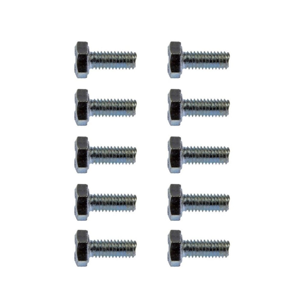 KarParts360 Cap Screw | Steel Material | Zinc Finish | Silver | Fine Thread | Hex Head Drive | Class 8.8 Callout Size | 10 pieces