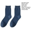 thumbnail image 7 of Yesbay 1 Pair Men Socks Mid-tube High Elasticity Anti-slip Breathable Soft Sweat-absorption Anti-shrink Sports Cotton Socks, 7 of 7