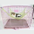 thumbnail image 6 of opvise Summer Breathable Mesh Cloth Hammock Cage Clasp Hanging Bed for Pet Cat Animal Pink, 6 of 7