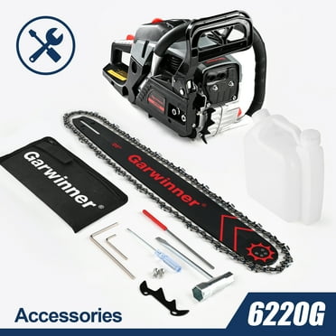 Garwinner 20 inch 62CC Gas Chainsaw 2-Stroke Gasoline Powered Chainsaw 6220G
