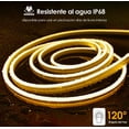 thumbnail image 4 of Tiras De Led Luz De Neón Flexible 20m Manguera Con Fuente Modelo Blanco Calido, 4 of 4